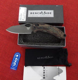 Benchmade Knife 818GY-1901 Mini Loco Limited Edition 2019 CPM-20CV Smoke Gray PVD Blade Python Micarta Handles