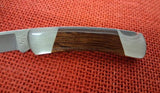 Buck 0826 826 525 Gent 1986 Prototype Wood with Overlay Handle RARE BU-665