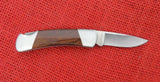 Buck 0826 826 525 Gent 1986 Prototype Wood with Overlay Handle RARE BU-665