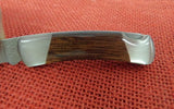 Buck 0826 826 525 Gent 1986 Prototype Wood with Overlay Handle RARE BU-665