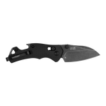 Kershaw 8337 Craze Multi-Function Knife Bottle Opener Black GFN Duralock Reverse Tanto