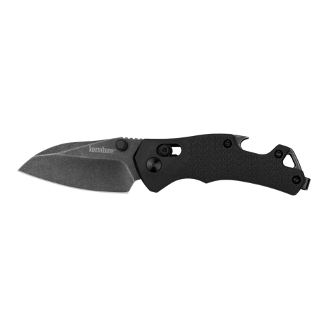 Kershaw 8337 Craze Multi-Function Knife Bottle Opener Black GFN Duralock Reverse Tanto