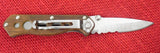 Buck 0886-WD 886 TacLite Mini Tact Lite 2003 Pocket Knife Wood Handle 420HC USA Lot#BU-321