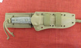Buck 0891BRS1 891 Ground Combat Spearpoint Tactical Knife GCK Micarta 5160 USA BU-541