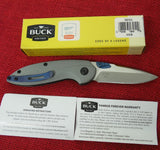 Buck 0896PLS 896 RapidFire Dual Action Automatic Knife S30V Gray Aluminum USA Made 2020 NOS