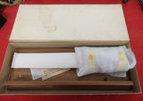 Buck 0903 903 Bowie Knife Wall Hanging Wood Plaque 1980's UNUSED BU-496