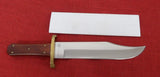Buck 0903 903 Bowie Knife Wood Coffin Style Handle UNUSED Lot#BU-282