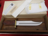 Buck 0903 903 Bowie Knife Wall Hanging Wood Plaque 1980's UNUSED BU-496