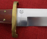 Buck 0903 903 Bowie Knife Wood Coffin Style Handle UNUSED Lot#BU-282
