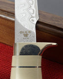 Buck 0907IVSLE Expert Hunter Damasteel Damascus Ivory Micarta Knife 2018 Limited Edition