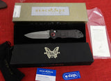 Benchmade Knife 908-161 Stryker Damascus Damasteel Odin Heim Blade Gold Class Dec 30 2016