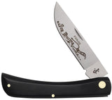 Case 00092 Sod Buster Slip Joint Knife Black Synthetic Stainless 2138 SS