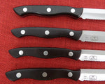 Buck 0936BKS 936 Set of 4 Steak Knives 2010 Paperstone 1-UNMARKED Lot#BU-448