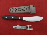 Buck 0941BRS1VP 941 Spreader Knife TravelMate Kit w/ Fork 2011 USA BU-