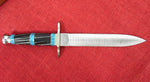 Buck 0976BFMLE1 976 Heritage File Dagger Limited Edition Twisted Buffalo Horn & Turquoise #156/250
