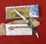 Case 09722 Tiny Toothpick Bermuda Green Pocket Worn Knife USA 2008