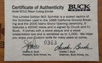 Buck 0901LE 901 Ribbon-Cutting Scimitar Hand Signed by Chuck & CJ USA 2006 Limited Edition Knife #363/1000