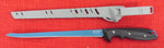 Buck 0036 Abyss Fillet Knife 9.5" Flexible Blue Blade Nylon Handles, Injection Molded Nylon Sheath