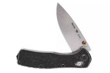 Buck 0791BKS2 791 Range Trail Worn Knife Black Aluminum MagnaCut Crossbar Lock
