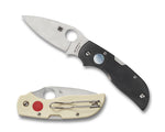 Spyderco C152GSMP Chaparral Sun & Moon CTS XHP Blade Black White G10 Pocket Knife