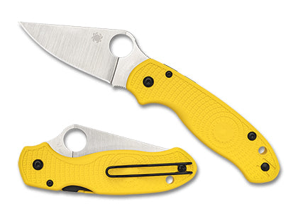 Spyderco C223PYL Para 3 Salt CPM Magnacut Yellow Lightweight Knife Compression Lock USA