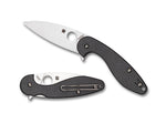 Spyderco C228CFP Silverax Flipper Knife S30V Carbon Fiber/G10 Laminate Compression Lock