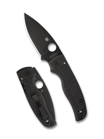 Spyderco C229GMCBKP Shaman Salt Knife Black G10 Magnacut Compression Lock