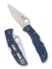 Spyderco C243PCBL Endela Knife SPY27 Blue FRN Lightweight Japan Made Lockback