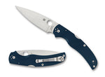 Spyderco C244GPCBL Native Chief Back Lock Knife CPM-SPY27 Cobalt Blue G10