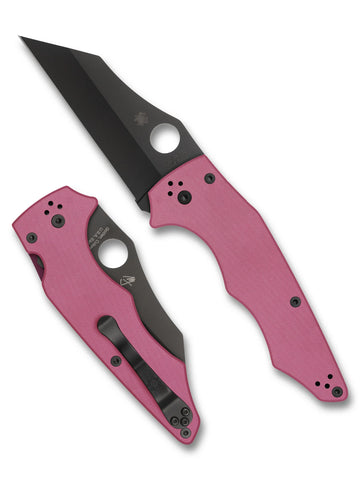 Spyderco C253GPNBKP Yojumbo Sprint Run Knife Pink G10 Black S30V USA