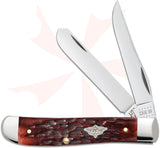 Case 10439 Mini Trapper Knife 2020 Walnut Bone w/ Cigar Box 6207 SS