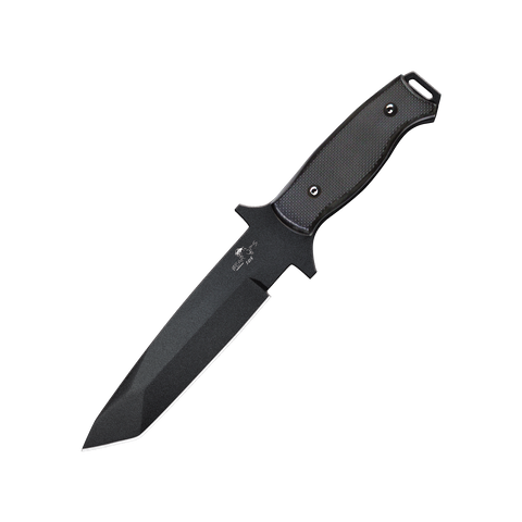 Bear OPS C-110-B4-B Tac Combat Knife 6" Black Tanto G10
