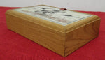 Buck 0110 110 Geese in Flight Marble Top Presentation Display Box ONLY no Knife