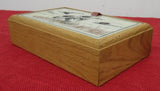 Buck 0110 110 Geese in Flight Marble Top Presentation Display Box ONLY no Knife