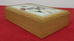 Buck 0110 110 Geese in Flight Marble Top Presentation Display Box ONLY no Knife