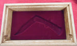 Buck 0110 110 Geese in Flight Marble Top Presentation Display Box ONLY no Knife