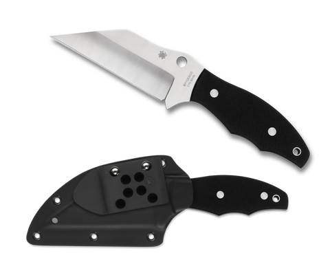 Spyderco FB09GP2 Ronin 2 CTS-BDN1 Fixed Blade Knife Plain Edge Black G10