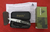 Lone Wolf Paul Knife LM23415 Paul Executive Folder 3-D Carbon Fiber New Old Stock