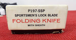 Case Shark Tooth P197-SSP Sportsmen's Lock Back Folding Knife 1975 Discontinued New/Old Stock