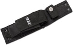 SOG Knife E37TN-CP SEAL Pup Elite Tactical Knife Black Tini Combo Blade GRN Handles Nylon Sheath