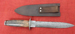 Craig Steketee Custom Stek Knife 13" Dagger Handmade Damascus Exotic Wood Handle RARE