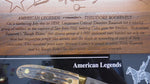 Schrade Knife Ltd PH1 Teddy Roosevelt & Rough Riders American Legends 1898-1998 Limited Edition Lot#189