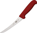 Victorinox Knife 5.6601.15 Curved Narrow Semi Stiff Boning 6" Red Fibrox Handle Swiss Army Forschner