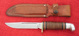 Western Knife L48 Fixed Blade Knife 1986 USA MADE w/ Sheath