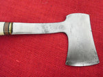 Western Boulder CO Hatchet White Plastic Handle w/ Long Horn Steer Camp Axe