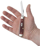 Case 00784 Mini Trapper Knife Old Red Pocket Worn 6207 SS