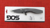 SOG Knife 14-41-08-42 Aegis FLK Black Flipper Frame Lock Assisted Kick Open