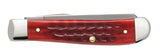 Case 00784 Mini Trapper Knife Old Red Pocket Worn 6207 SS