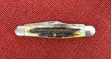 Boker 7474ST Stockman 3 Blade Knife Genuine Stag Carbon Steel Solingen Germany