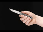 Boker Plus 01BO730 Urban Trapper Titanium Flipper Knife VG-10 Brad Zinker Frame Lock